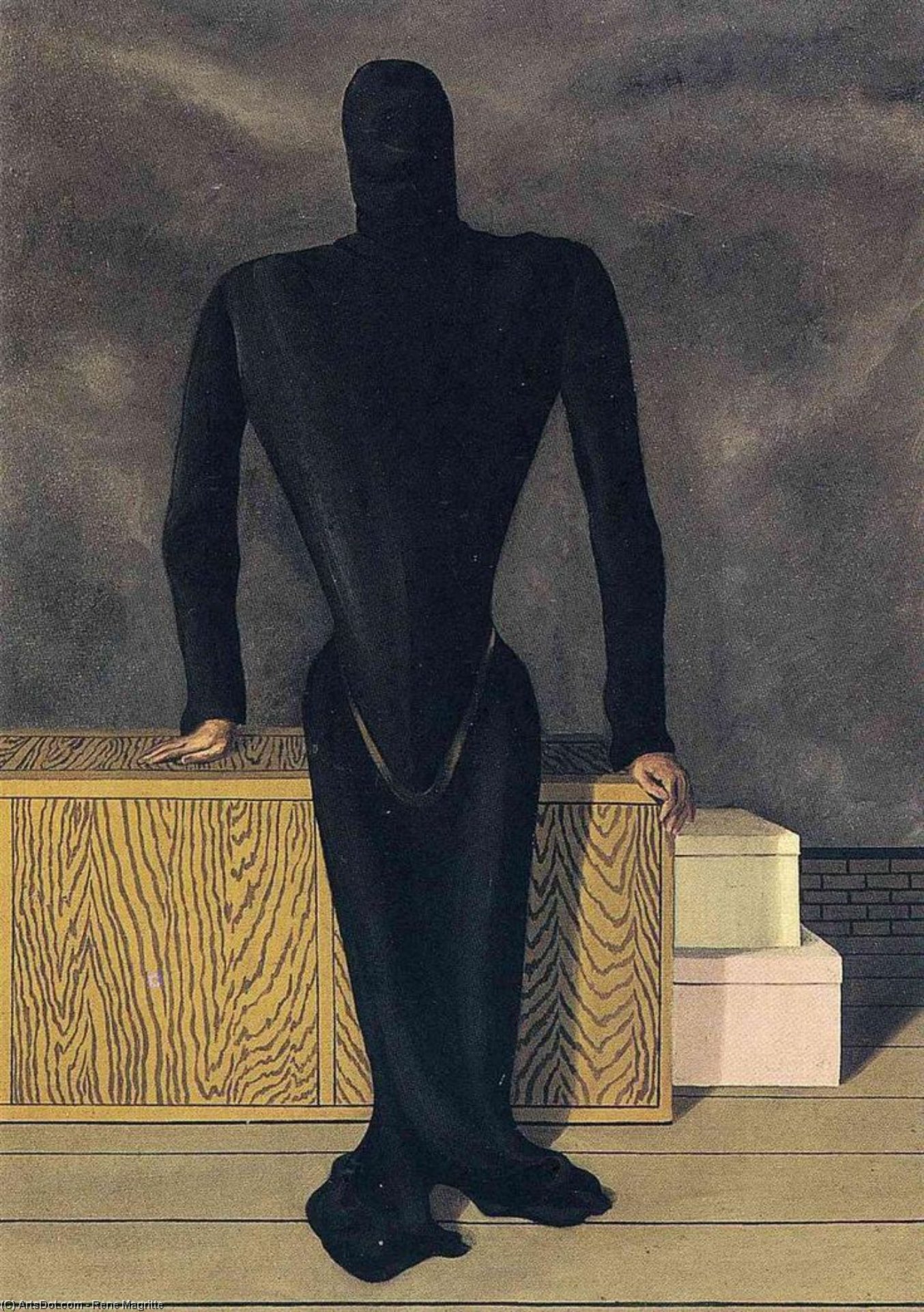 WikiOO.org - Encyclopedia of Fine Arts - Maleri, Artwork Rene Magritte - The female thief