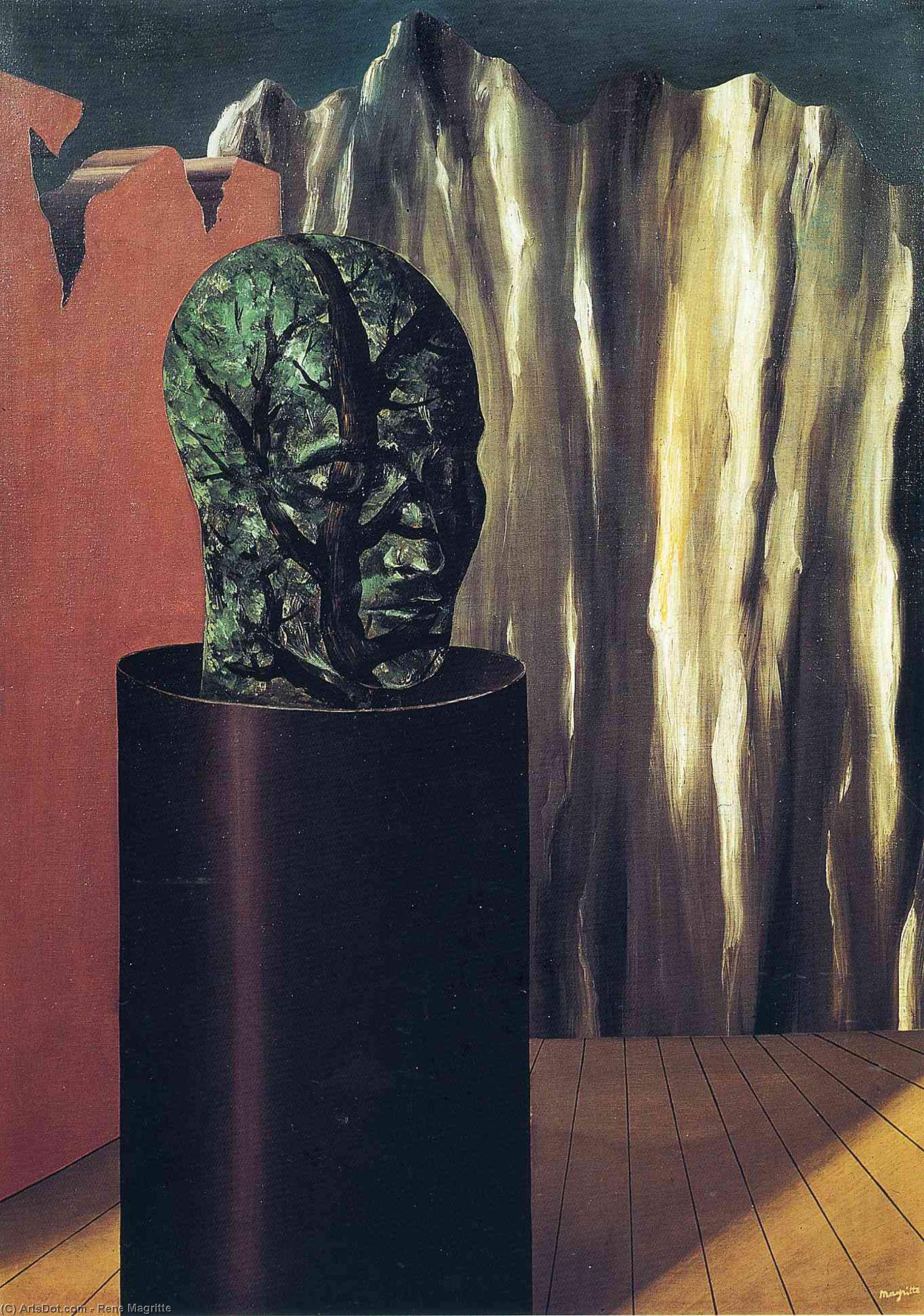 WikiOO.org - 百科事典 - 絵画、アートワーク Rene Magritte - ザー 森林