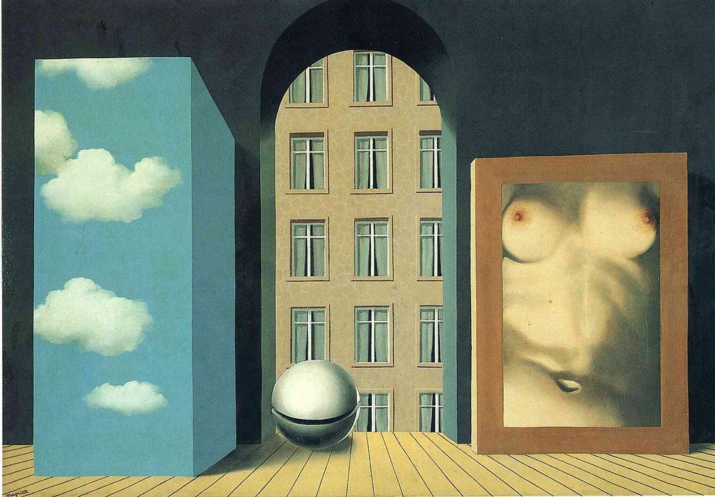 Wikioo.org - The Encyclopedia of Fine Arts - Painting, Artwork by Rene Magritte - Act of violence