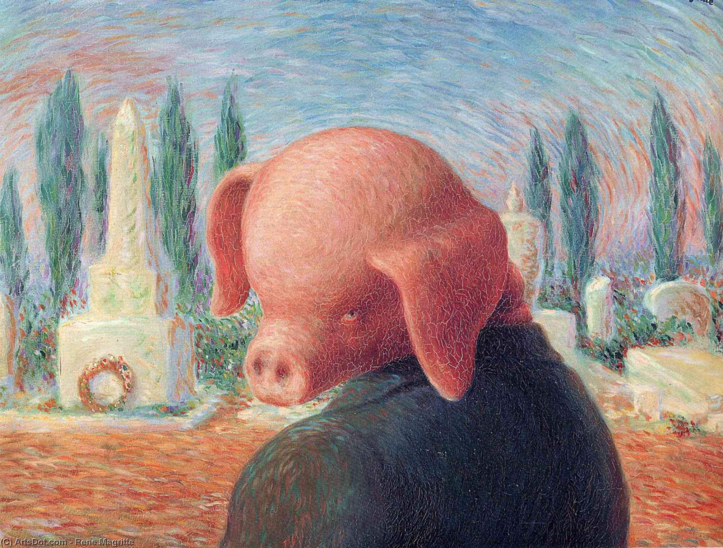 WikiOO.org - Енциклопедия за изящни изкуства - Живопис, Произведения на изкуството Rene Magritte - A stroke of luck