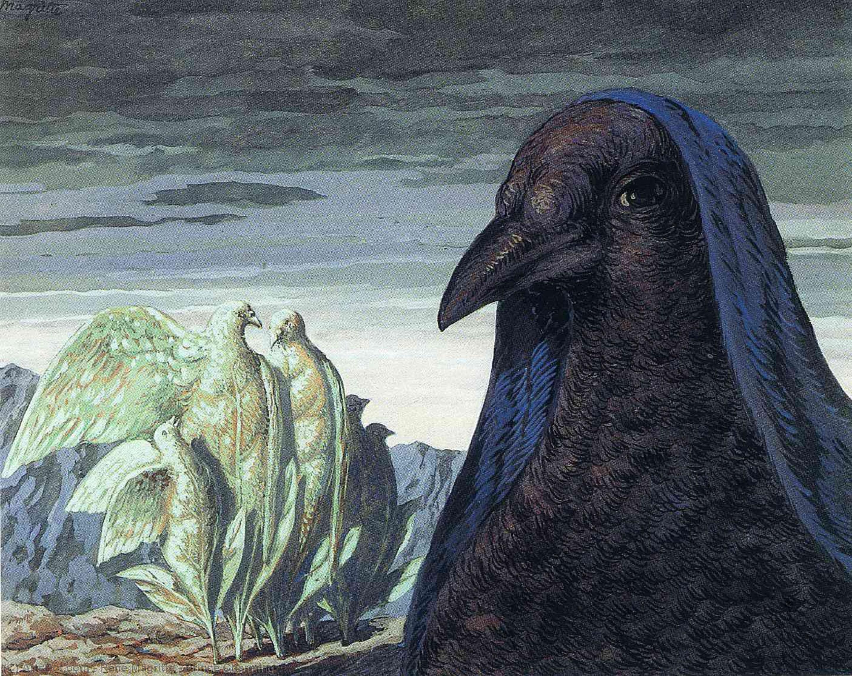 Wikioo.org - The Encyclopedia of Fine Arts - Painting, Artwork by Rene Magritte - Prince Charming