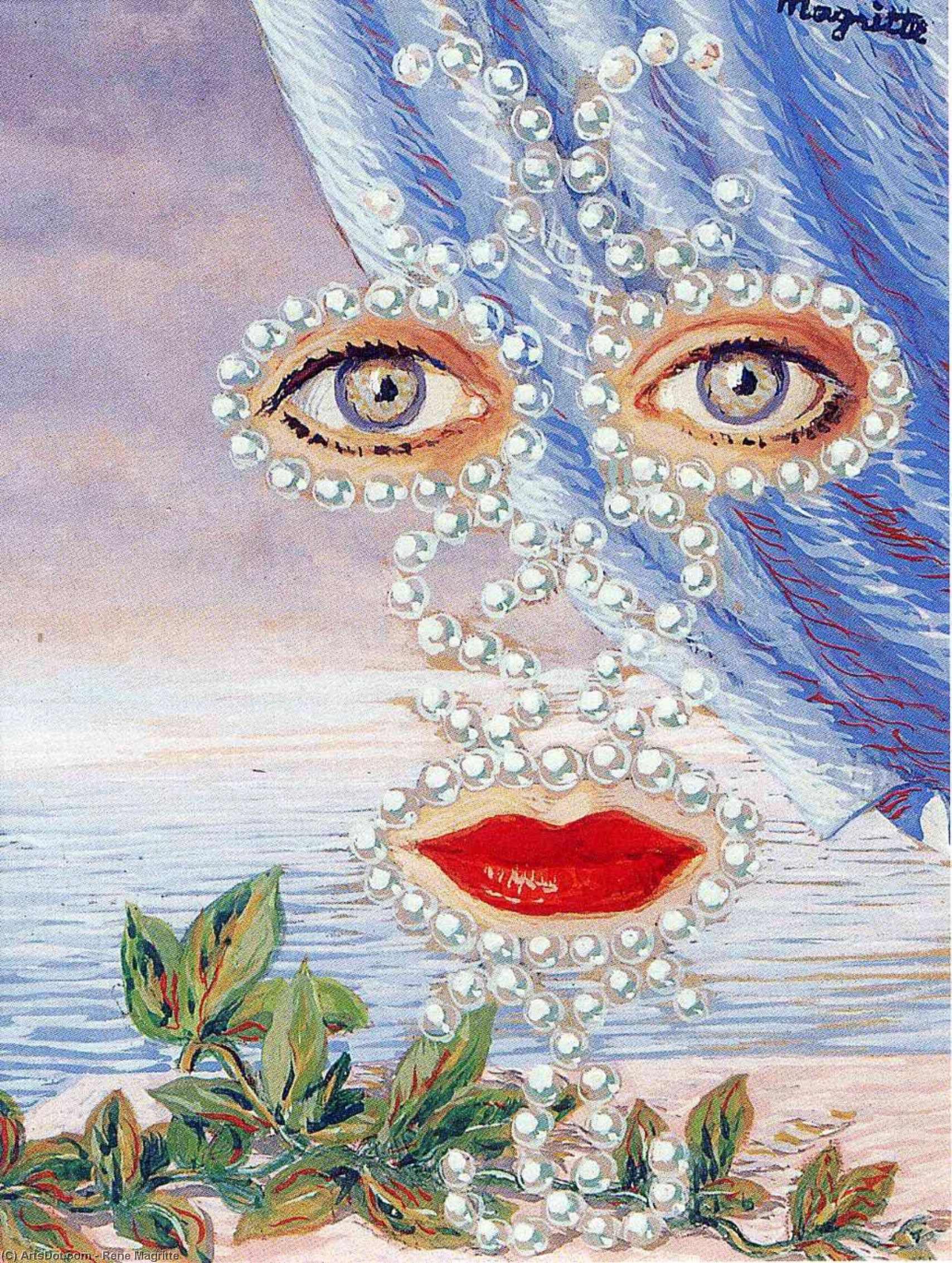 Wikoo.org - موسوعة الفنون الجميلة - اللوحة، العمل الفني Rene Magritte - Sheherazade