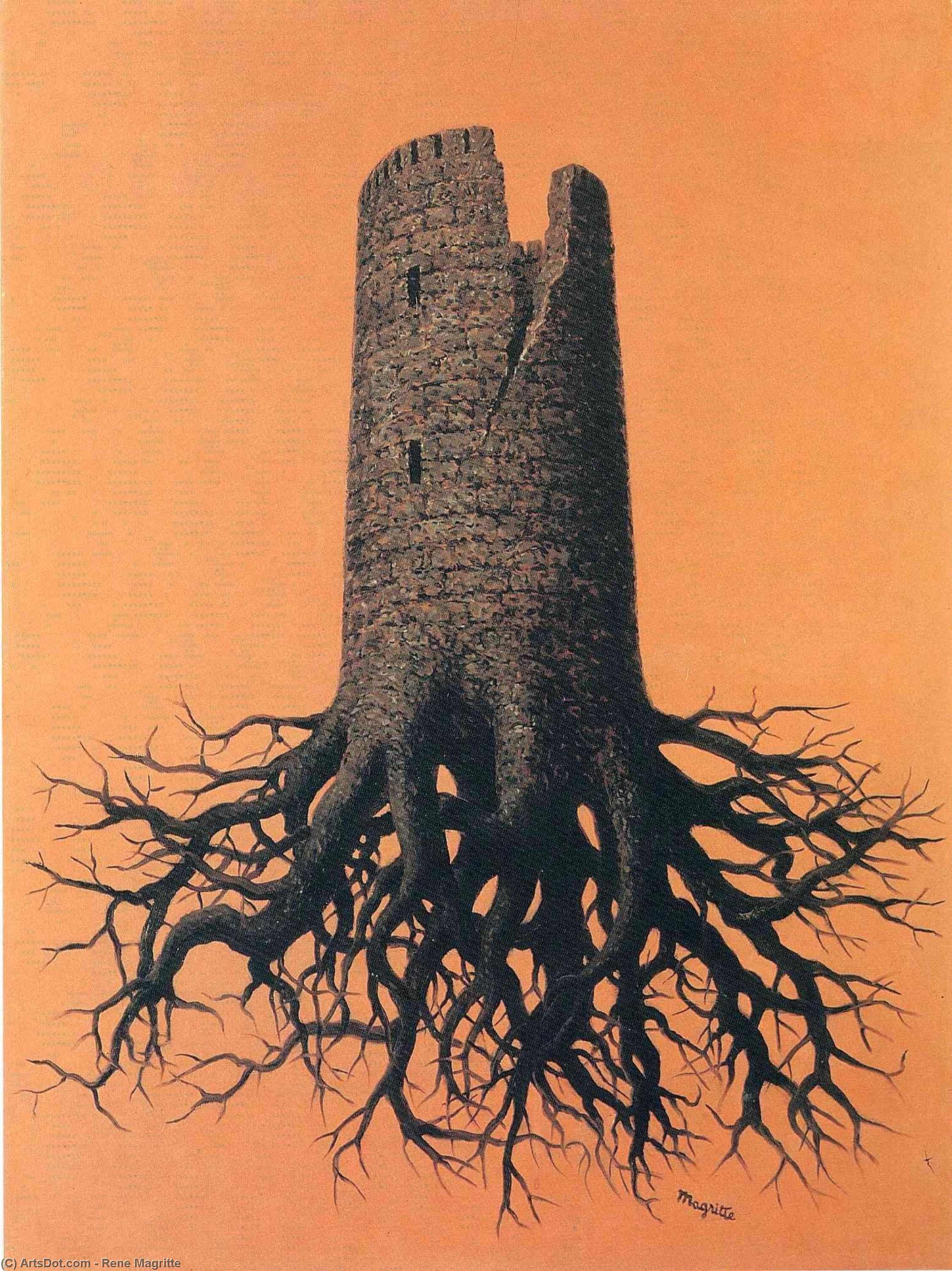 WikiOO.org - 백과 사전 - 회화, 삽화 Rene Magritte - Almayer's folly
