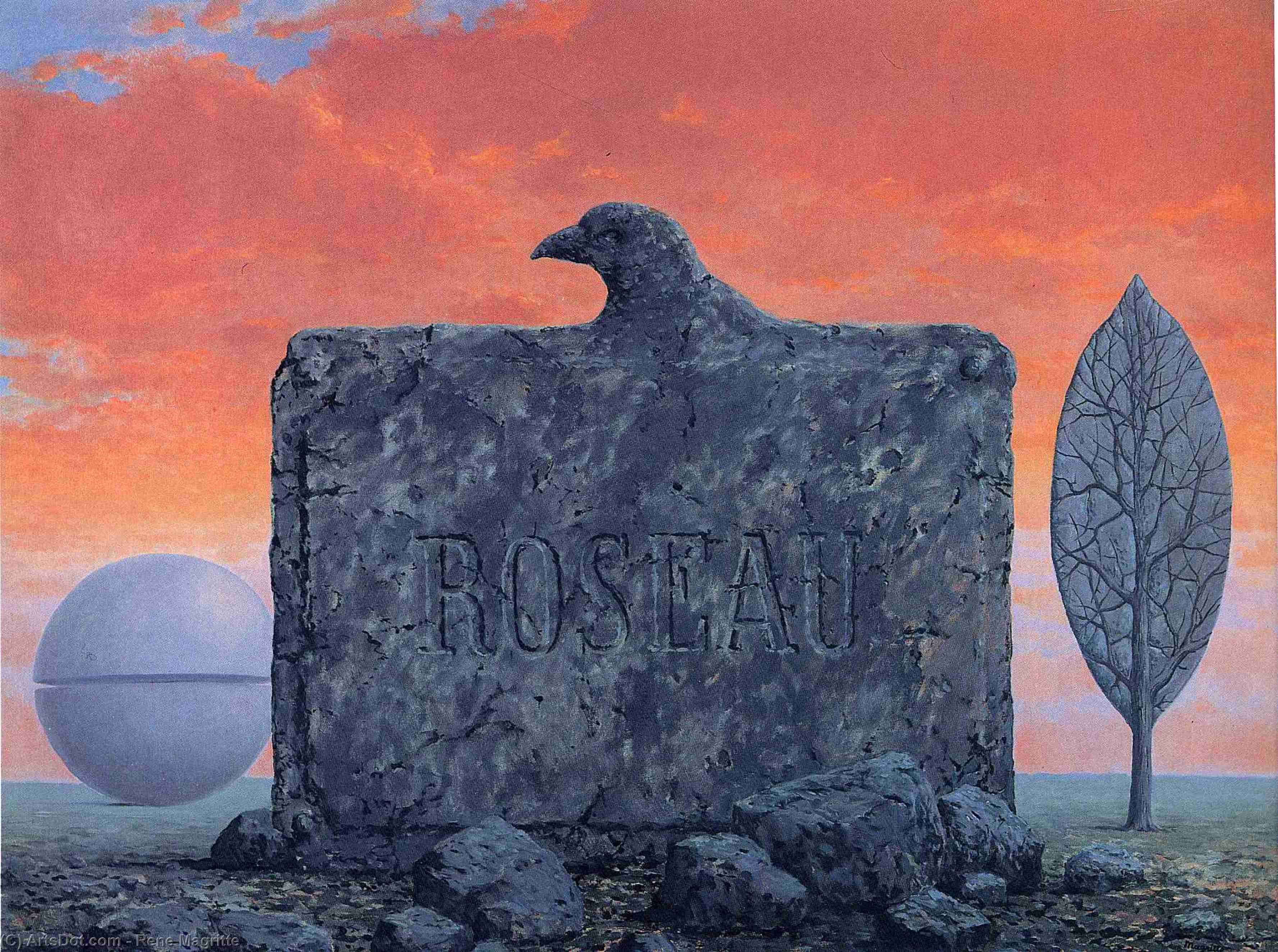 WikiOO.org - Encyclopedia of Fine Arts - Malba, Artwork Rene Magritte - The fountain of youth