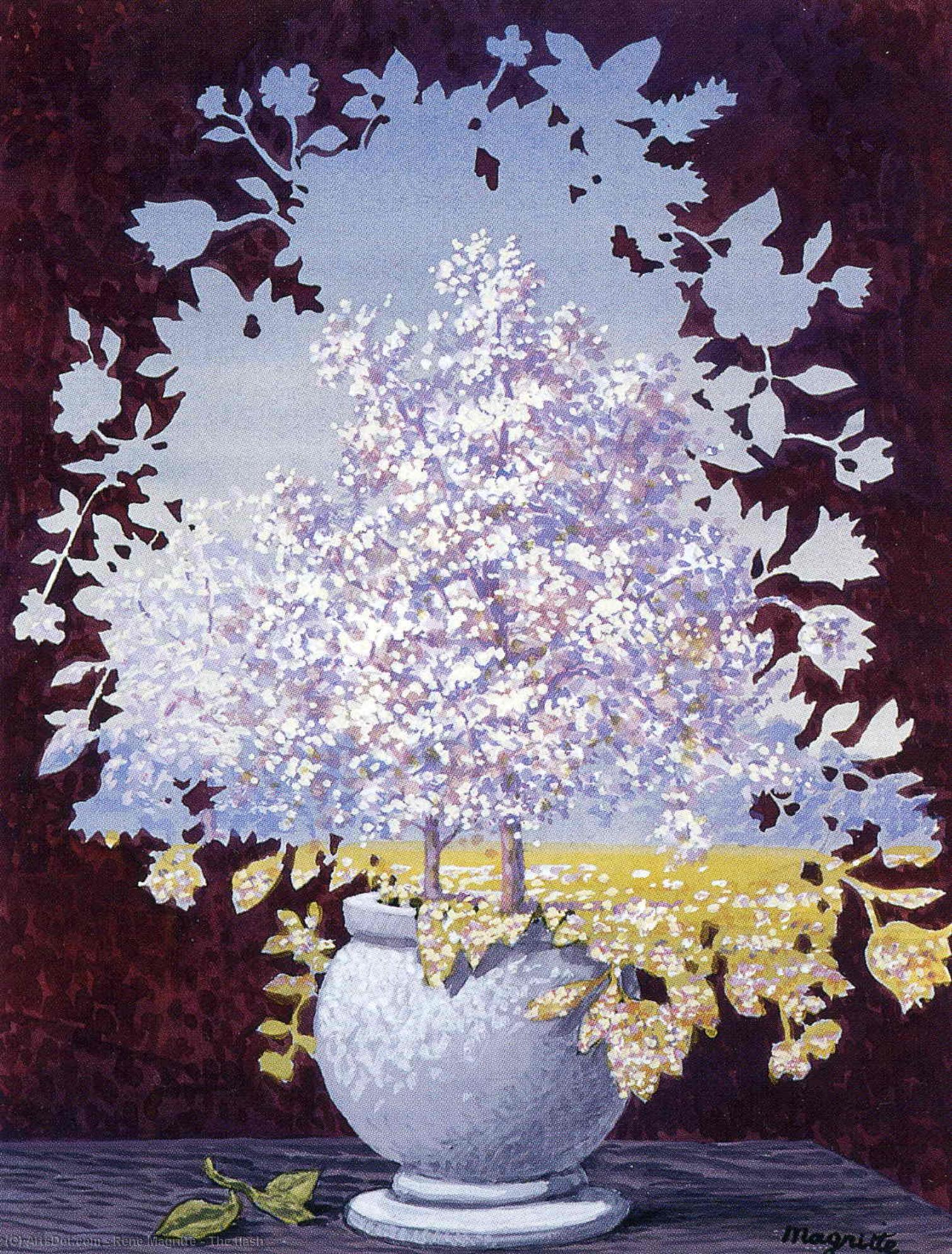 Wikioo.org – L'Encyclopédie des Beaux Arts - Peinture, Oeuvre de Rene Magritte - le flash