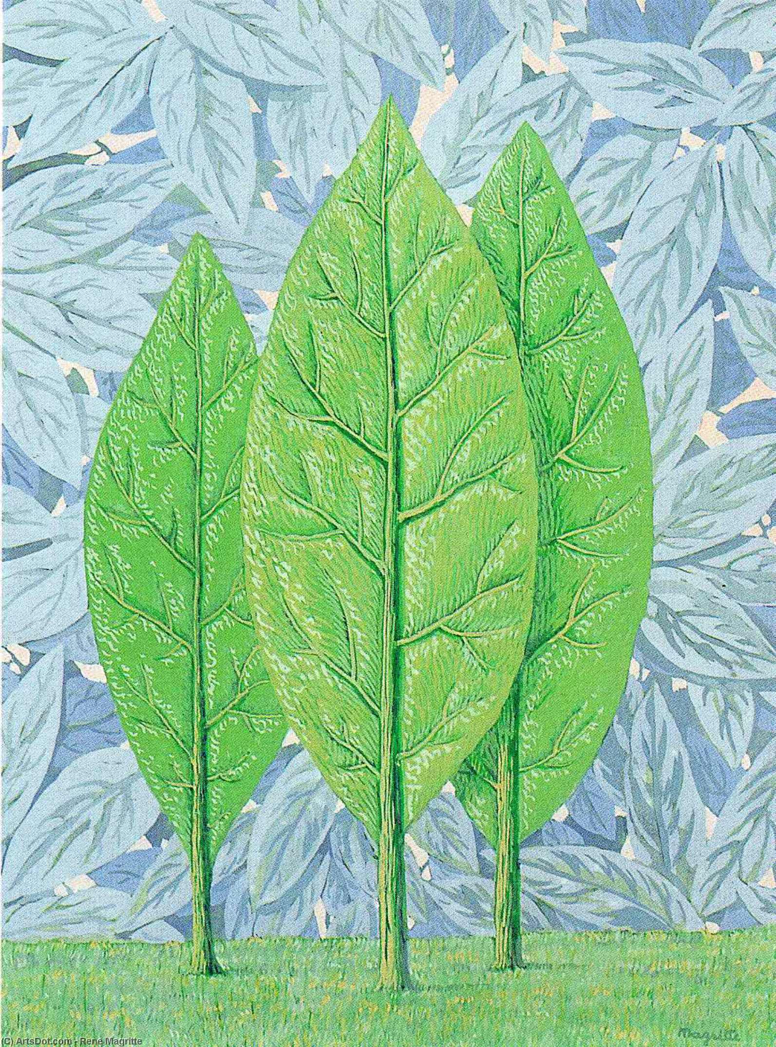 WikiOO.org - Encyclopedia of Fine Arts - Maľba, Artwork Rene Magritte - The good season