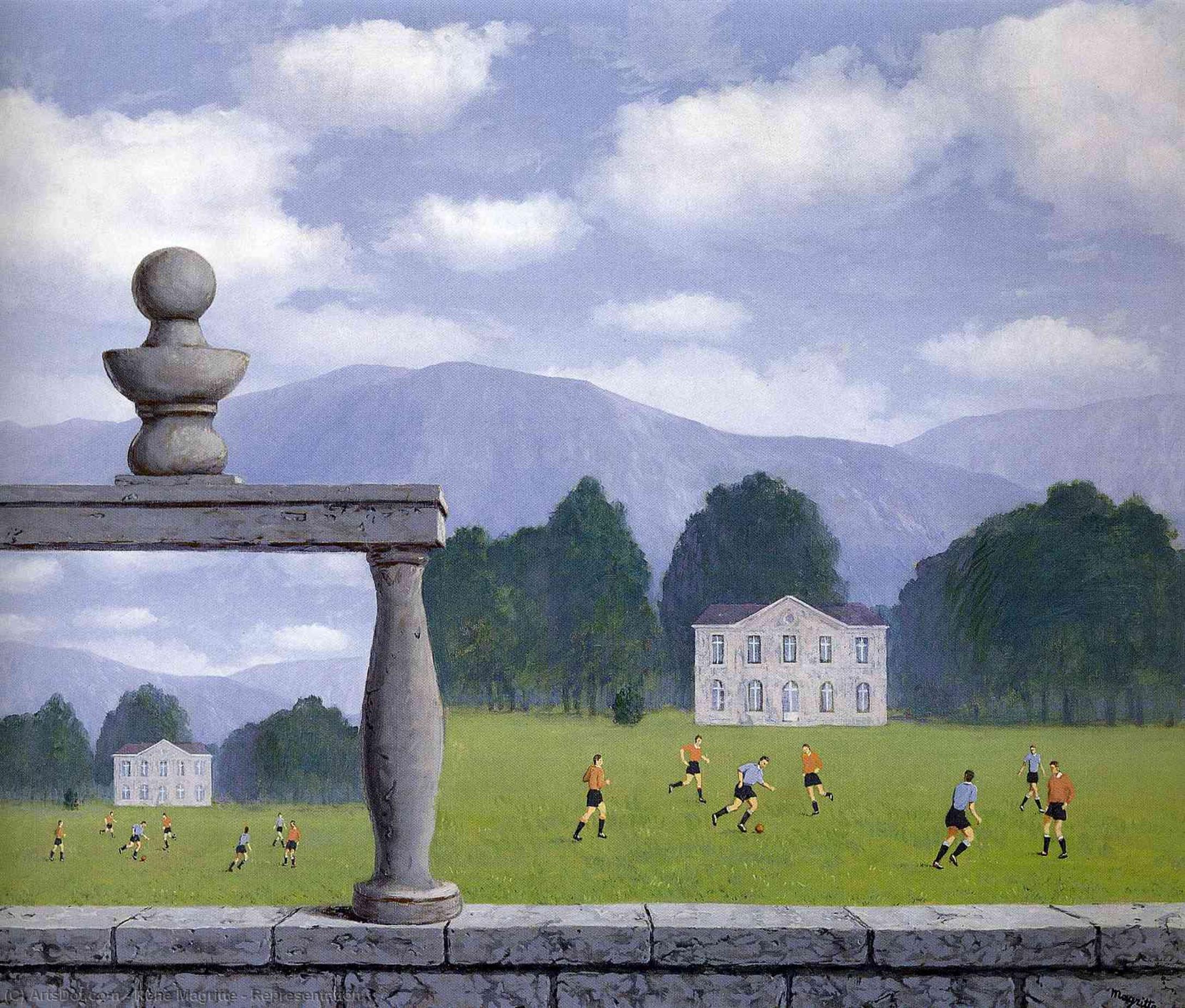 Wikioo.org - The Encyclopedia of Fine Arts - Painting, Artwork by Rene Magritte - Representation