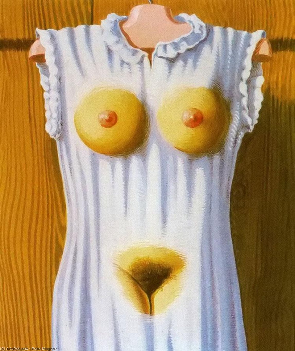 WikiOO.org - Encyclopedia of Fine Arts - Maleri, Artwork Rene Magritte - The philosophy in the bedroom