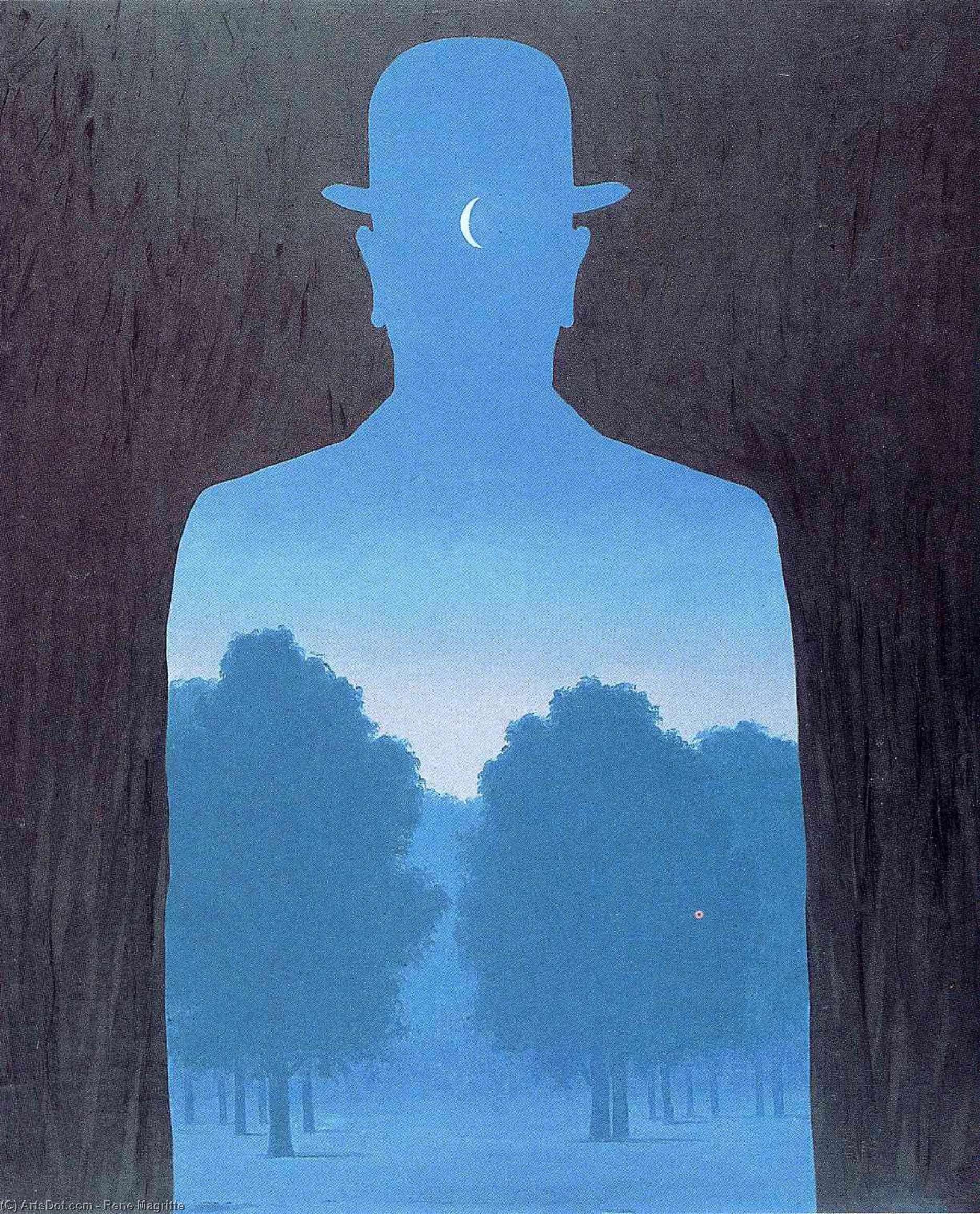 WikiOO.org - Энциклопедия изобразительного искусства - Живопись, Картины  Rene Magritte - Друг  самого  приказывать