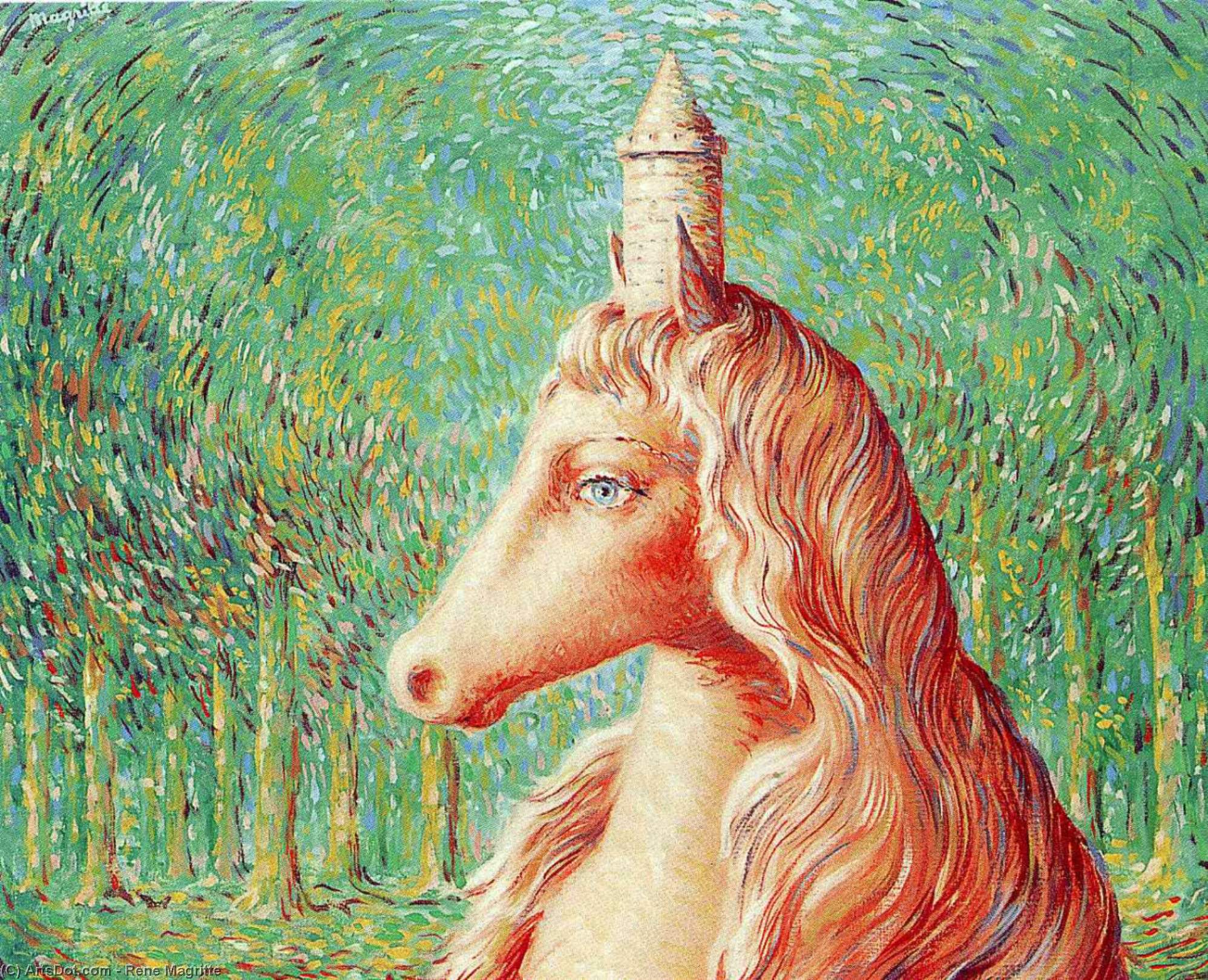 Wikioo.org - Encyklopedia Sztuk Pięknych - Malarstwo, Grafika Rene Magritte - The fine idea
