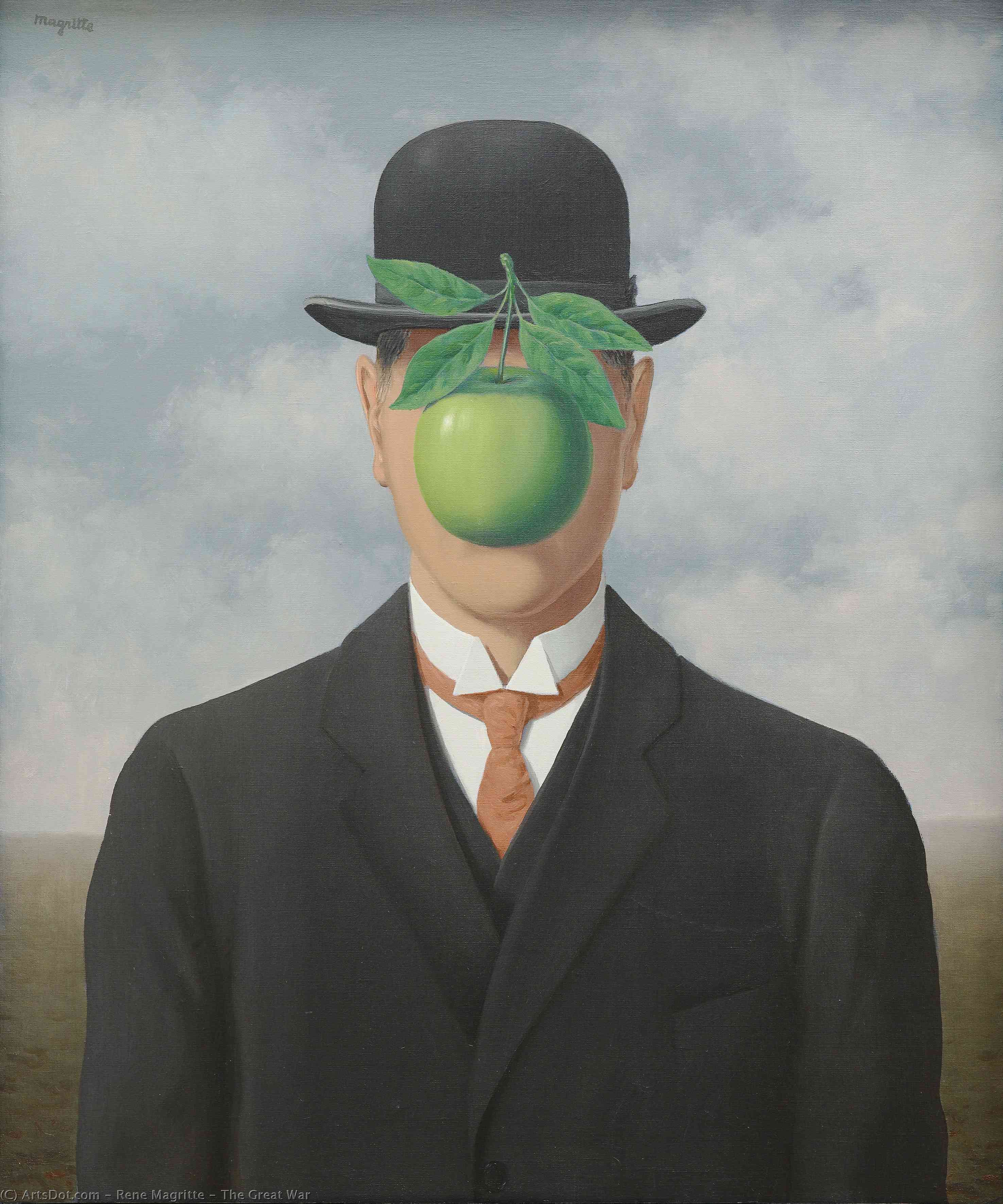 Wikioo.org - Encyklopedia Sztuk Pięknych - Malarstwo, Grafika Rene Magritte - The Great War