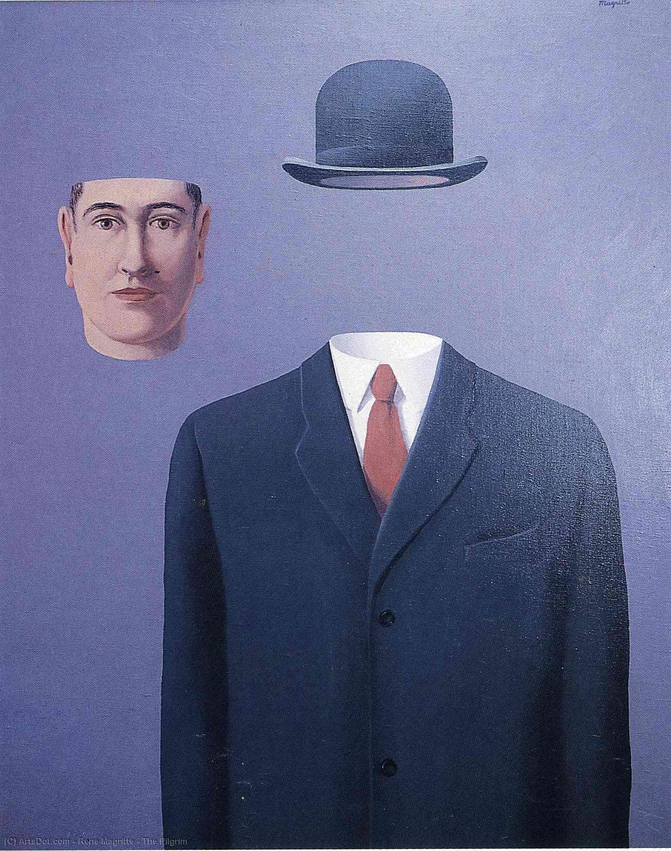 WikiOO.org – 美術百科全書 - 繪畫，作品 Rene Magritte - 朝圣者