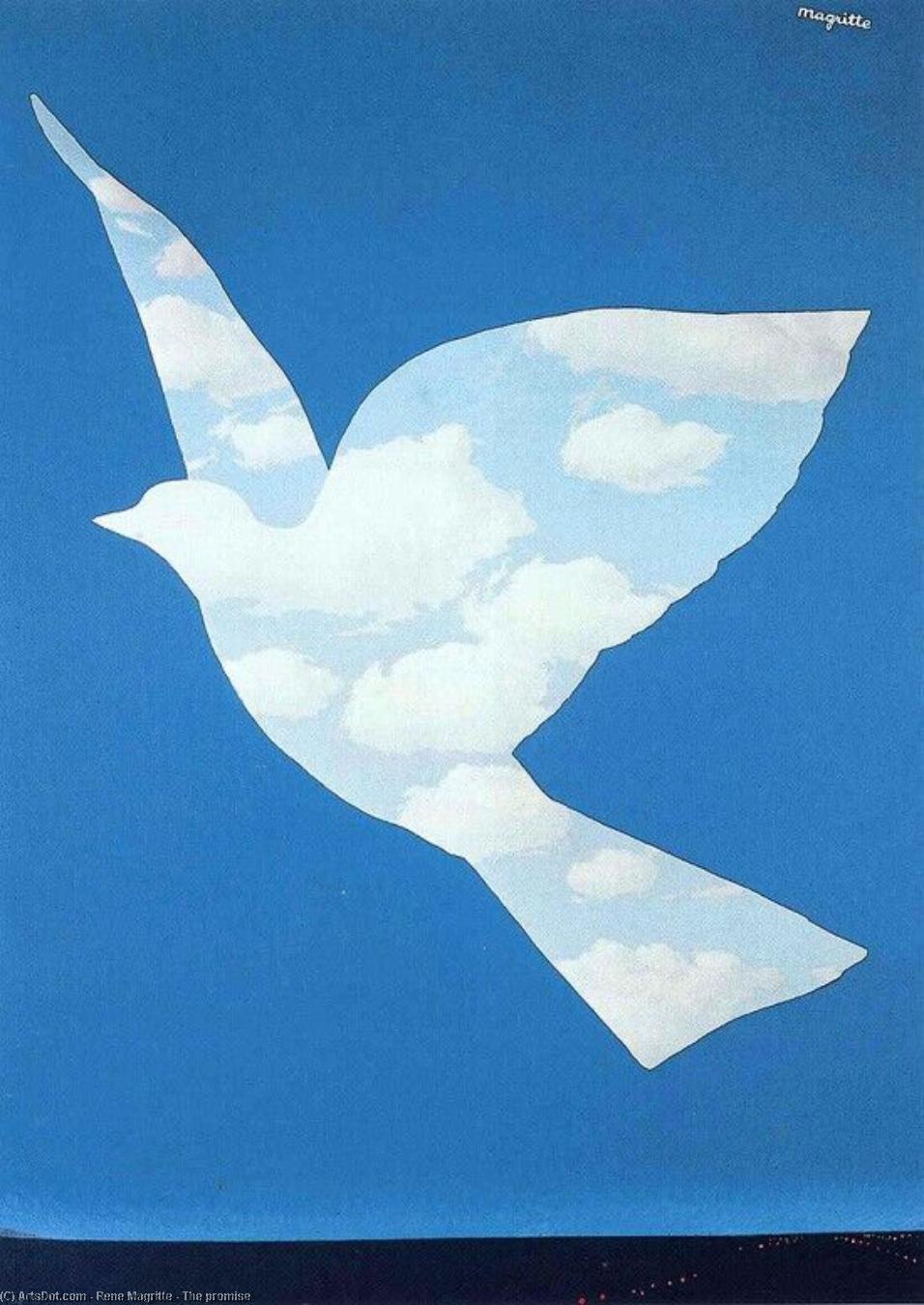 Wikioo.org - The Encyclopedia of Fine Arts - Painting, Artwork by Rene Magritte - The promise