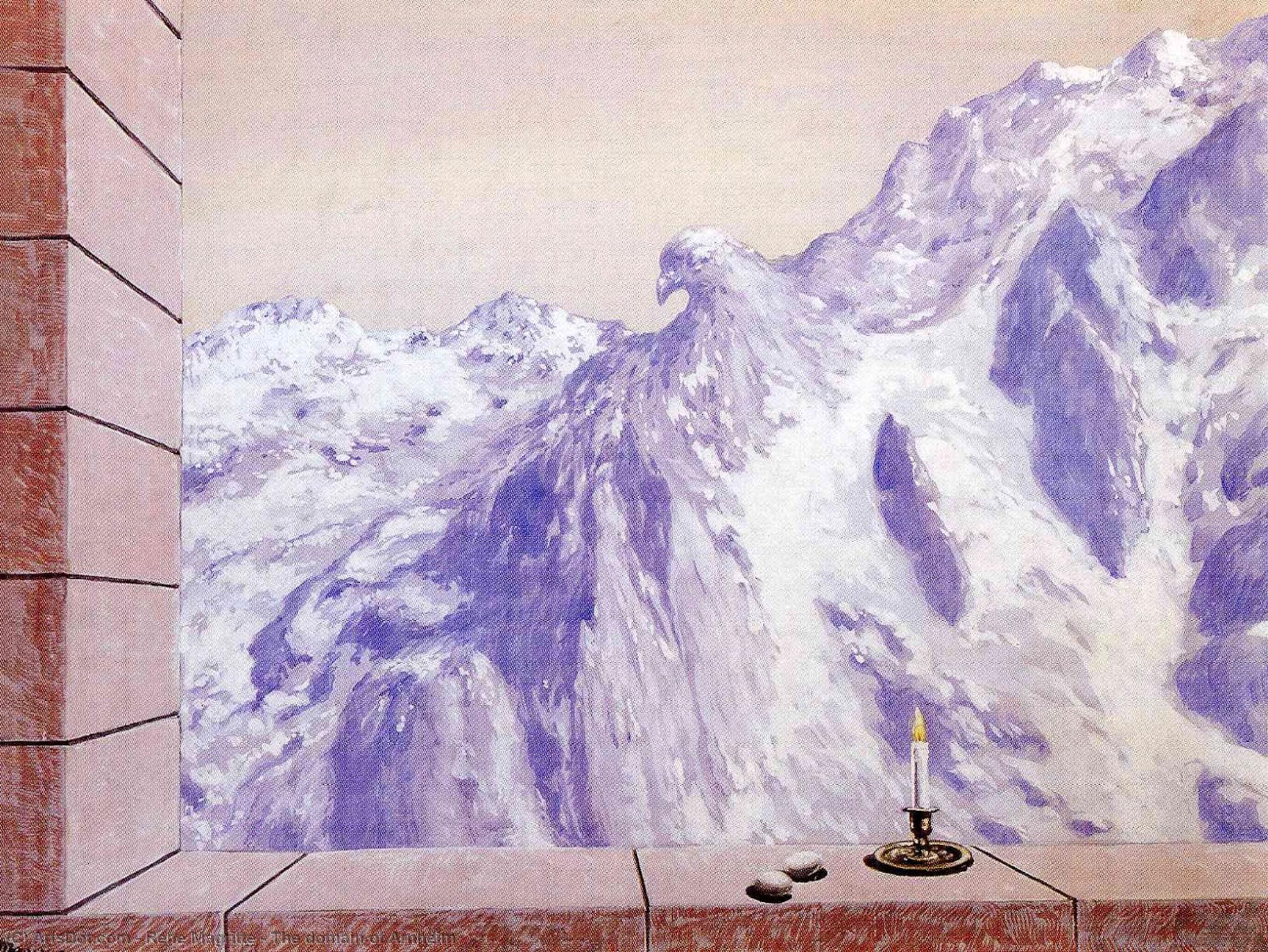 Wikioo.org - The Encyclopedia of Fine Arts - Painting, Artwork by Rene Magritte - The domain of Arnheim