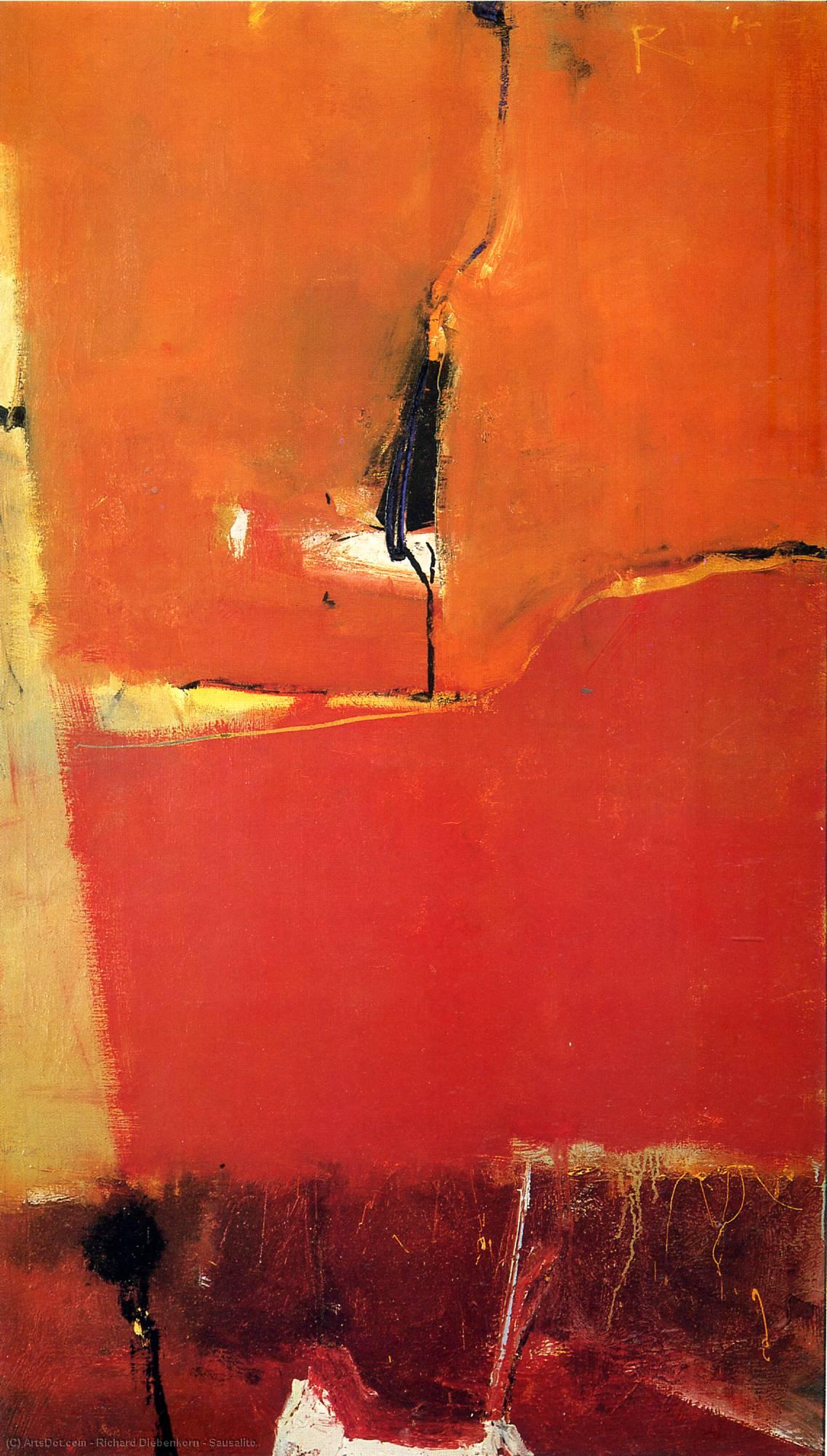 Wikioo.org - The Encyclopedia of Fine Arts - Painting, Artwork by Richard Diebenkorn - Sausalito