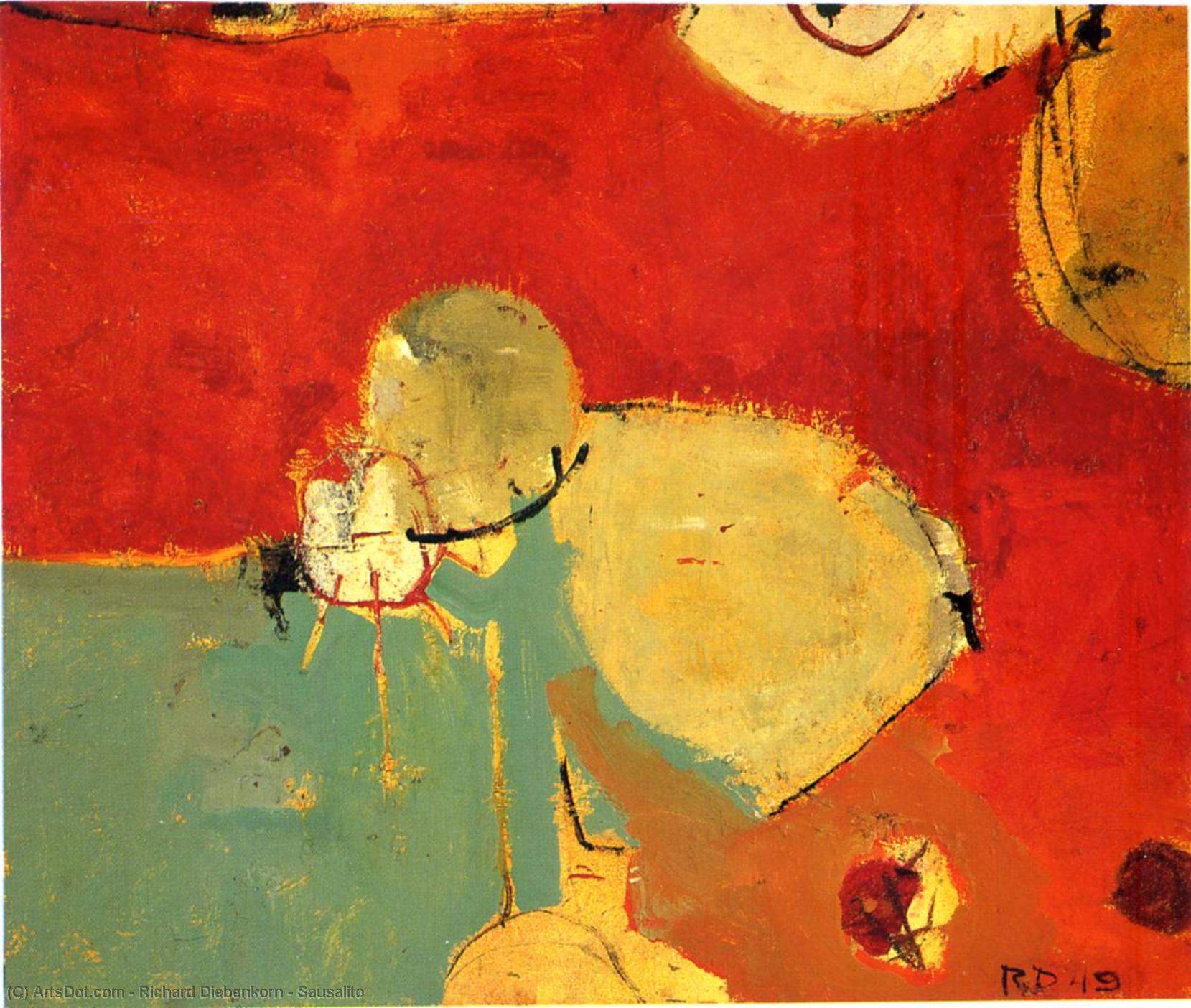 Wikioo.org - The Encyclopedia of Fine Arts - Painting, Artwork by Richard Diebenkorn - Sausalito