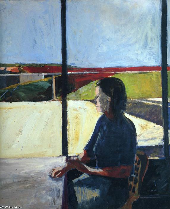 Wikioo.org - The Encyclopedia of Fine Arts - Painting, Artwork by Richard Diebenkorn - Woman in Profile