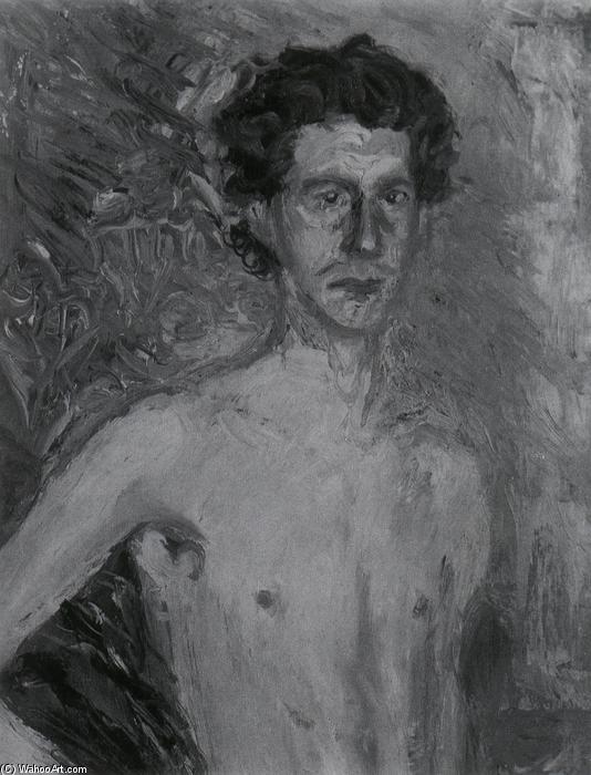 Wikioo.org - Bách khoa toàn thư về mỹ thuật - Vẽ tranh, Tác phẩm nghệ thuật Richard Gerstl - Fragment of a Self-Portrait