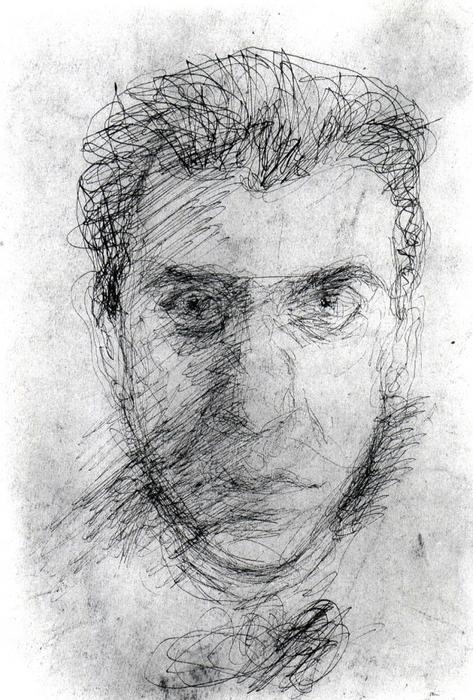 WikiOO.org - Enciclopédia das Belas Artes - Pintura, Arte por Richard Gerstl - Self-Portrait