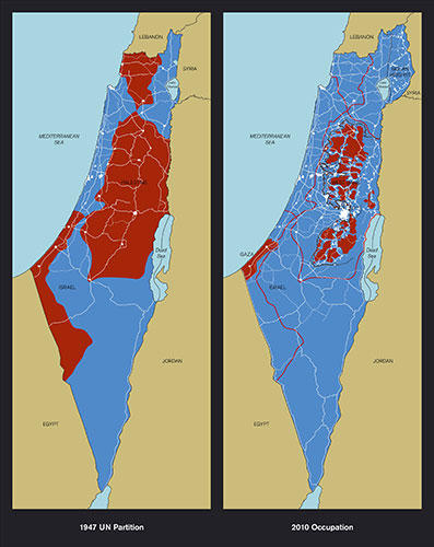 Wikioo.org - Encyklopedia Sztuk Pięknych - Malarstwo, Grafika Richard Hamilton - Maps of Palestine
