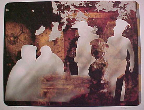 WikiOO.org - Encyclopedia of Fine Arts - Schilderen, Artwork Richard Hamilton - Ghosts of UFA