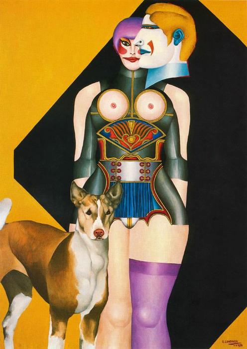 Wikioo.org - The Encyclopedia of Fine Arts - Painting, Artwork by Richard Lindner - Woman