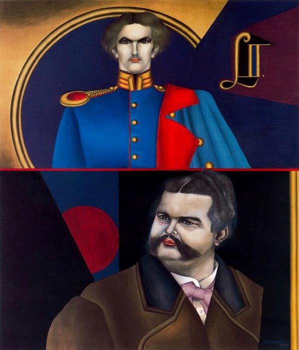 Wikioo.org - The Encyclopedia of Fine Arts - Painting, Artwork by Richard Lindner - Ludwig II