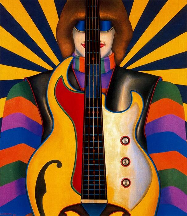 Wikioo.org - The Encyclopedia of Fine Arts - Painting, Artwork by Richard Lindner - Rock-Rock