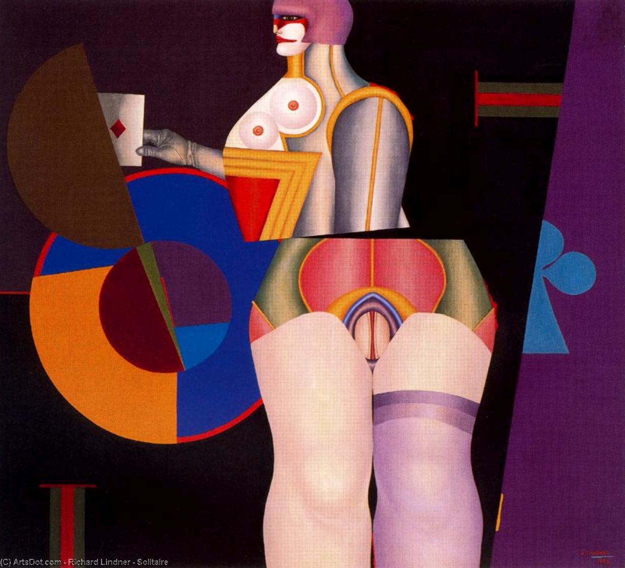 Wikioo.org - The Encyclopedia of Fine Arts - Painting, Artwork by Richard Lindner - Solitaire