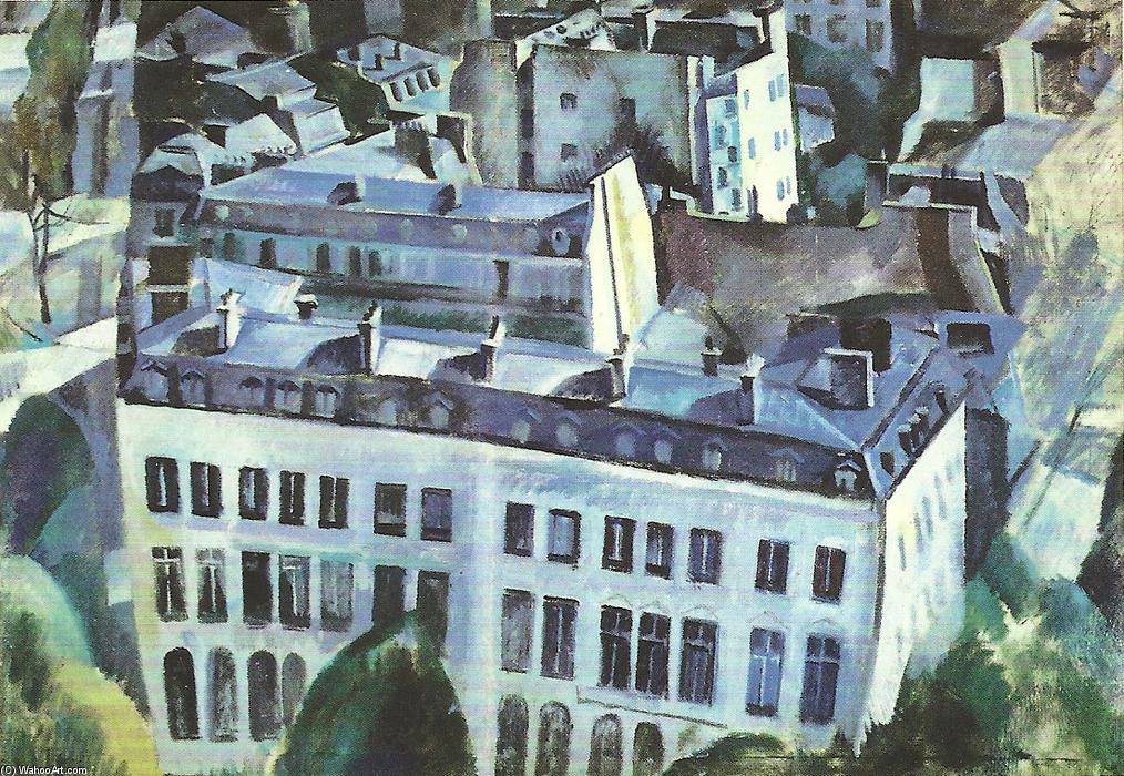 WikiOO.org - Encyclopedia of Fine Arts - Maľba, Artwork Robert Delaunay - Study for The City