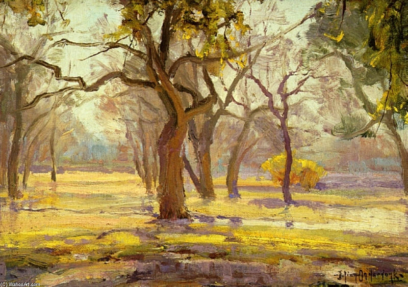 Wikioo.org - The Encyclopedia of Fine Arts - Painting, Artwork by Robert Julian Onderdonk - Sunlight after Rain