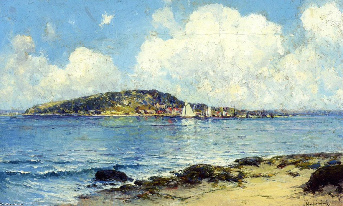 Wikioo.org - The Encyclopedia of Fine Arts - Painting, Artwork by Robert Julian Onderdonk - Coastal Scene