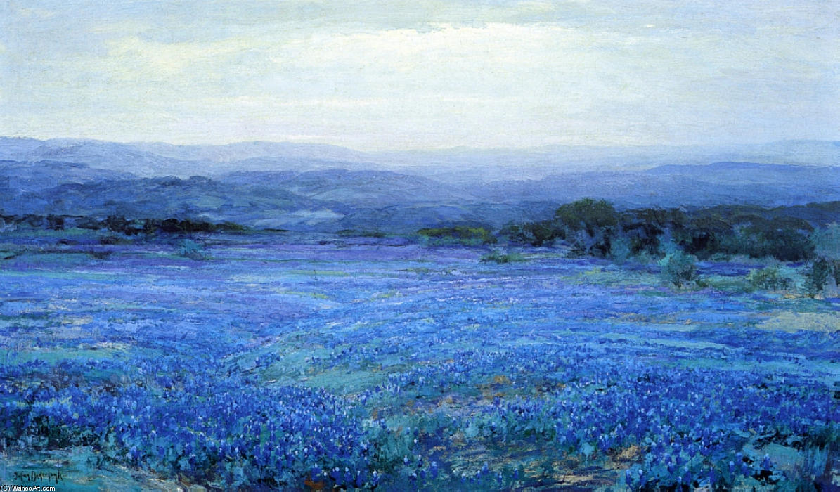 Wikioo.org - The Encyclopedia of Fine Arts - Painting, Artwork by Robert Julian Onderdonk - Panoramic Landscape