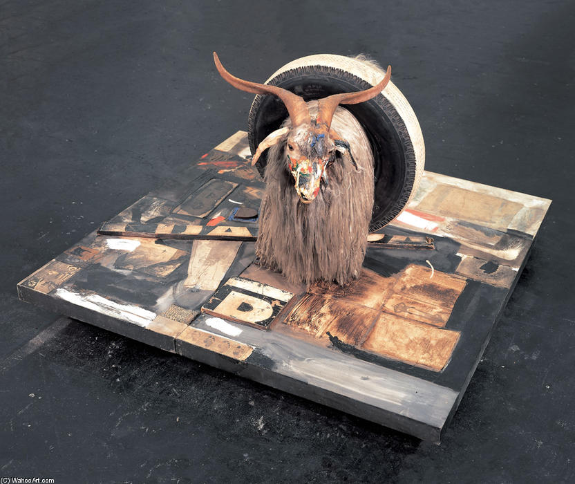 Wikioo.org - The Encyclopedia of Fine Arts - Painting, Artwork by Robert Rauschenberg - Monogram