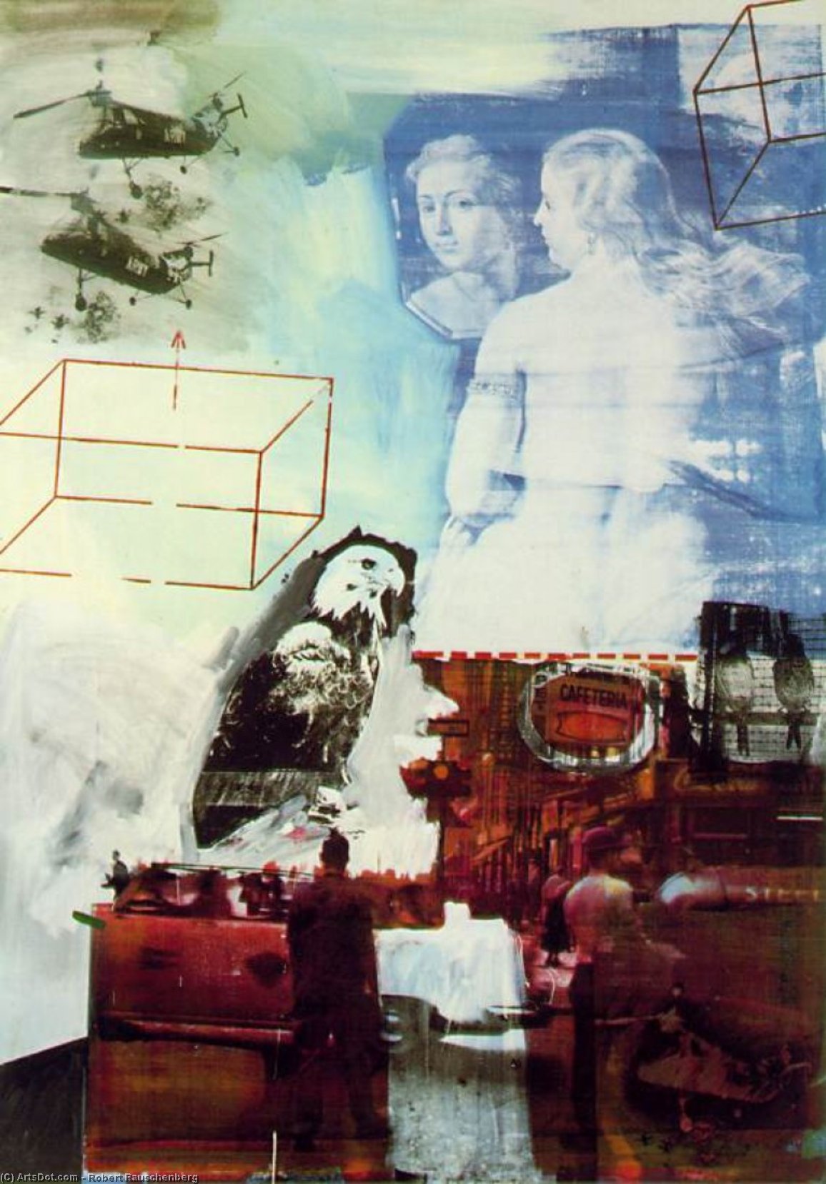 Wikioo.org - The Encyclopedia of Fine Arts - Painting, Artwork by Robert Rauschenberg - Tracer