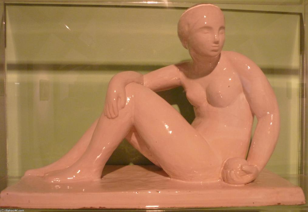WikiOO.org - Encyclopedia of Fine Arts - Malba, Artwork Roger De La Fresnaye - Seated nude