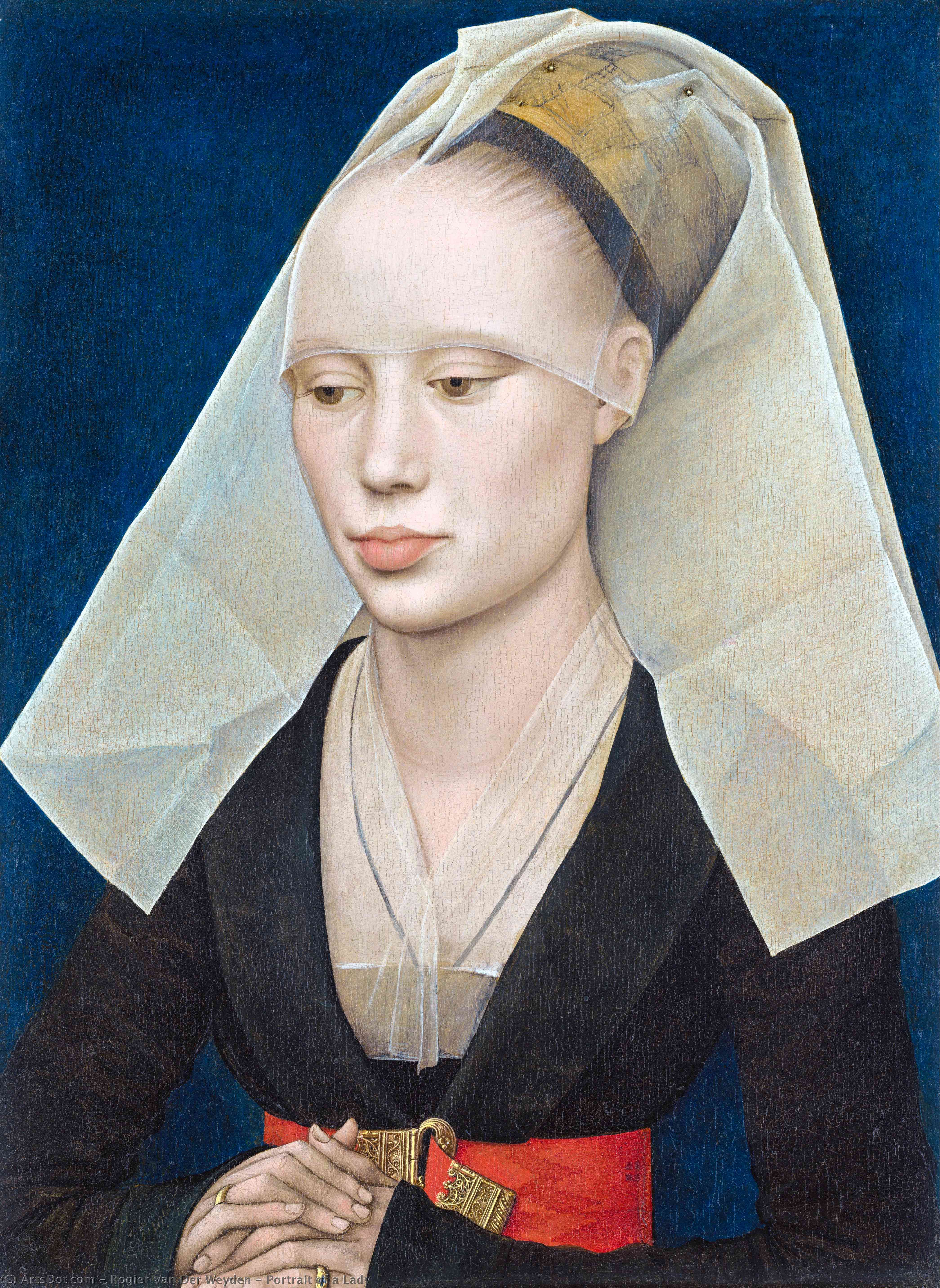 WikiOO.org - Encyclopedia of Fine Arts - Lukisan, Artwork Rogier Van Der Weyden - Portrait of a Lady