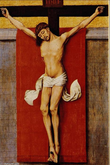 WikiOO.org – 美術百科全書 - 繪畫，作品 Rogier Van Der Weyden - 耶稣被钉十字架 双连画