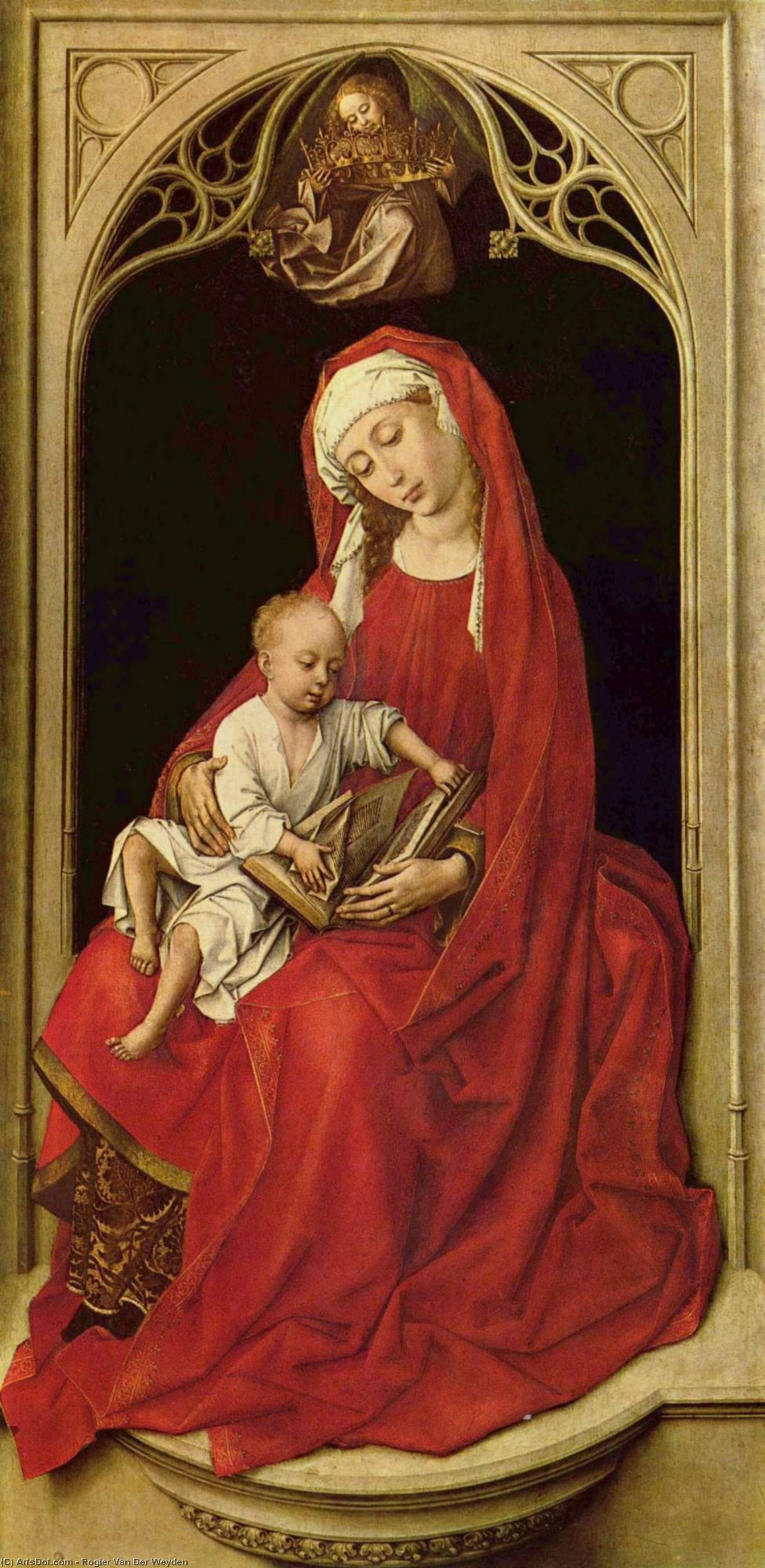 Wikioo.org - The Encyclopedia of Fine Arts - Painting, Artwork by Rogier Van Der Weyden - Madonna and Child