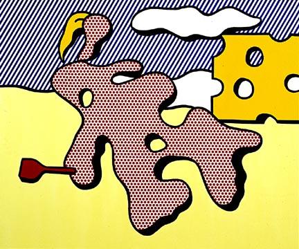 Wikioo.org - The Encyclopedia of Fine Arts - Painting, Artwork by Roy Lichtenstein - Nude on beach