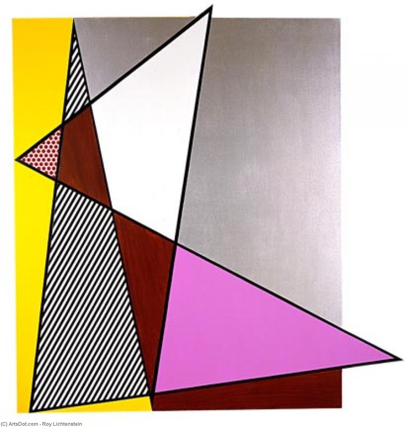 Wikioo.org - สารานุกรมวิจิตรศิลป์ - จิตรกรรม Roy Lichtenstein - Imperfect painting