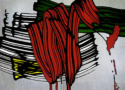 Wikioo.org - The Encyclopedia of Fine Arts - Painting, Artwork by Roy Lichtenstein - Big painting No. 6