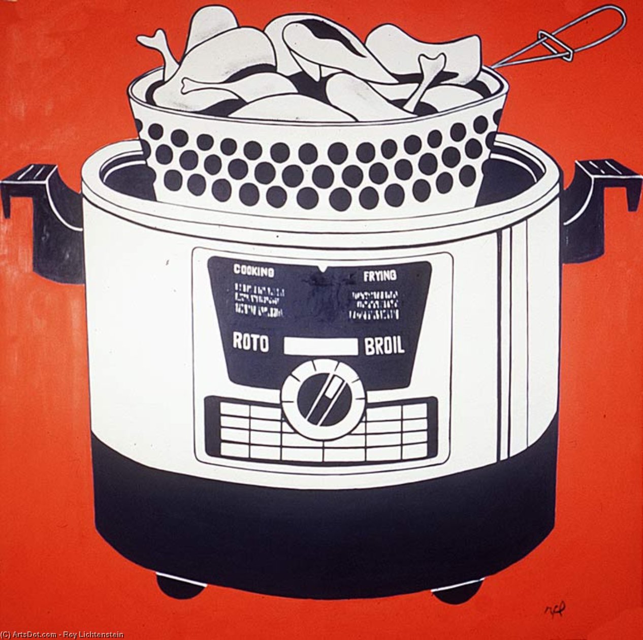 WikiOO.org – 美術百科全書 - 繪畫，作品 Roy Lichtenstein - 罗托烤