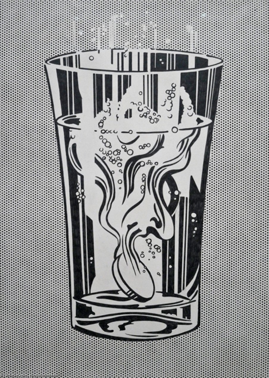 WikiOO.org - دایره المعارف هنرهای زیبا - نقاشی، آثار هنری Roy Lichtenstein - Alka Seltzer