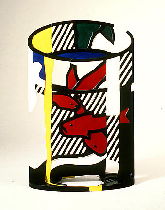 Wikioo.org - Bách khoa toàn thư về mỹ thuật - Vẽ tranh, Tác phẩm nghệ thuật Roy Lichtenstein - Goldfish bowl II