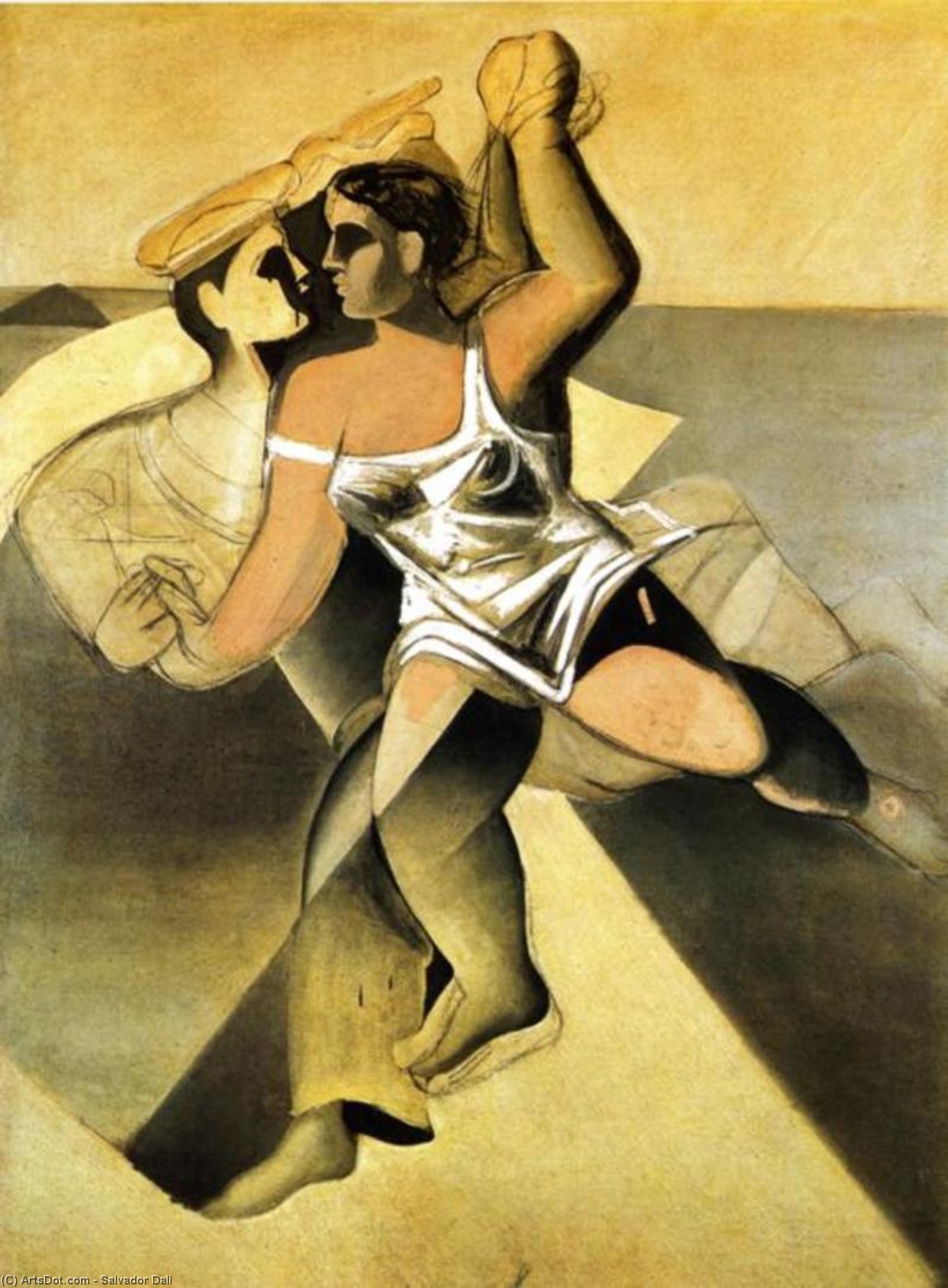 WikiOO.org - Encyclopedia of Fine Arts - Schilderen, Artwork Salvador Dali - Venus and Sailor