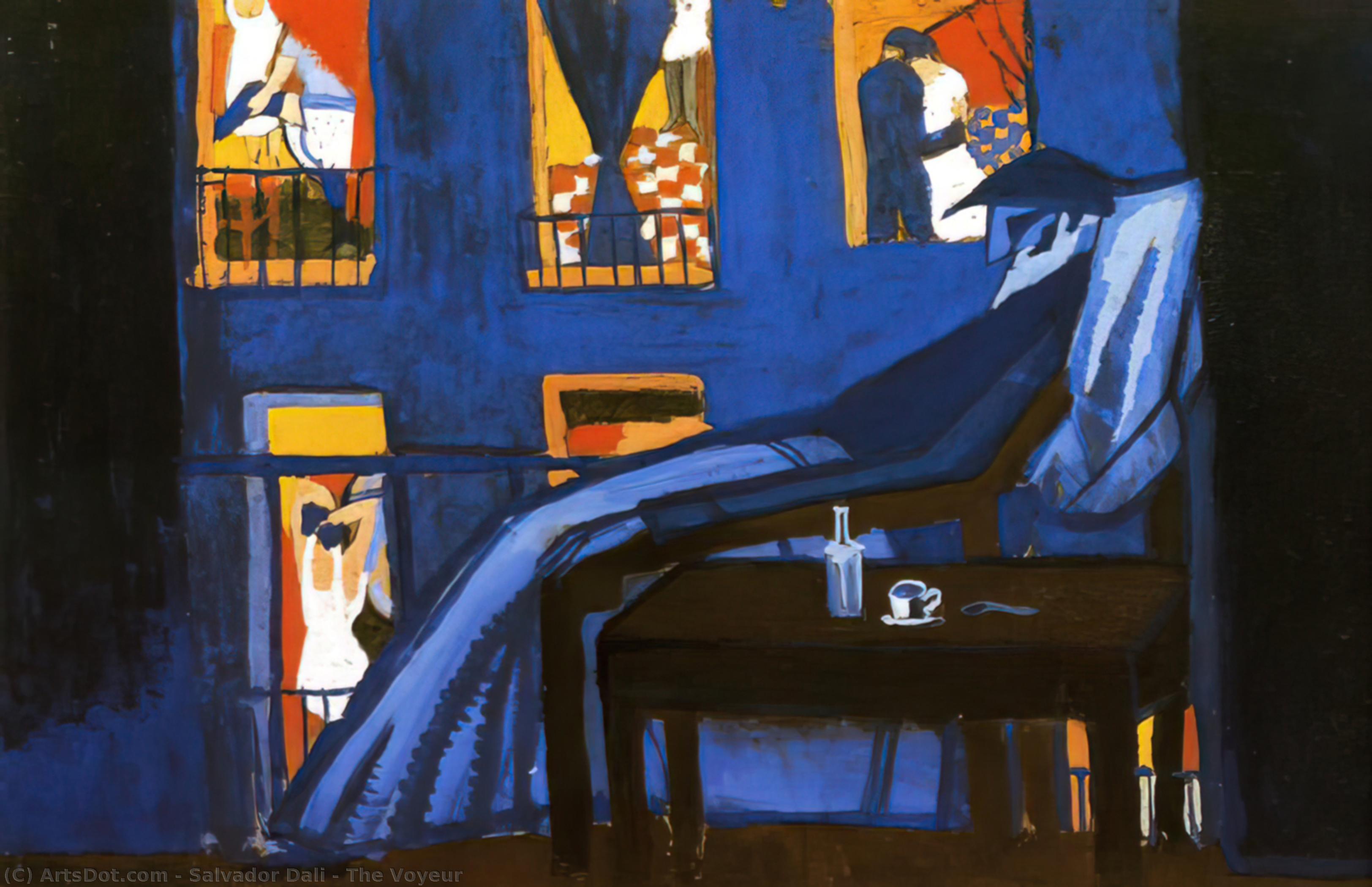 WikiOO.org - Enciclopedia of Fine Arts - Pictura, lucrări de artă Salvador Dali - The Voyeur