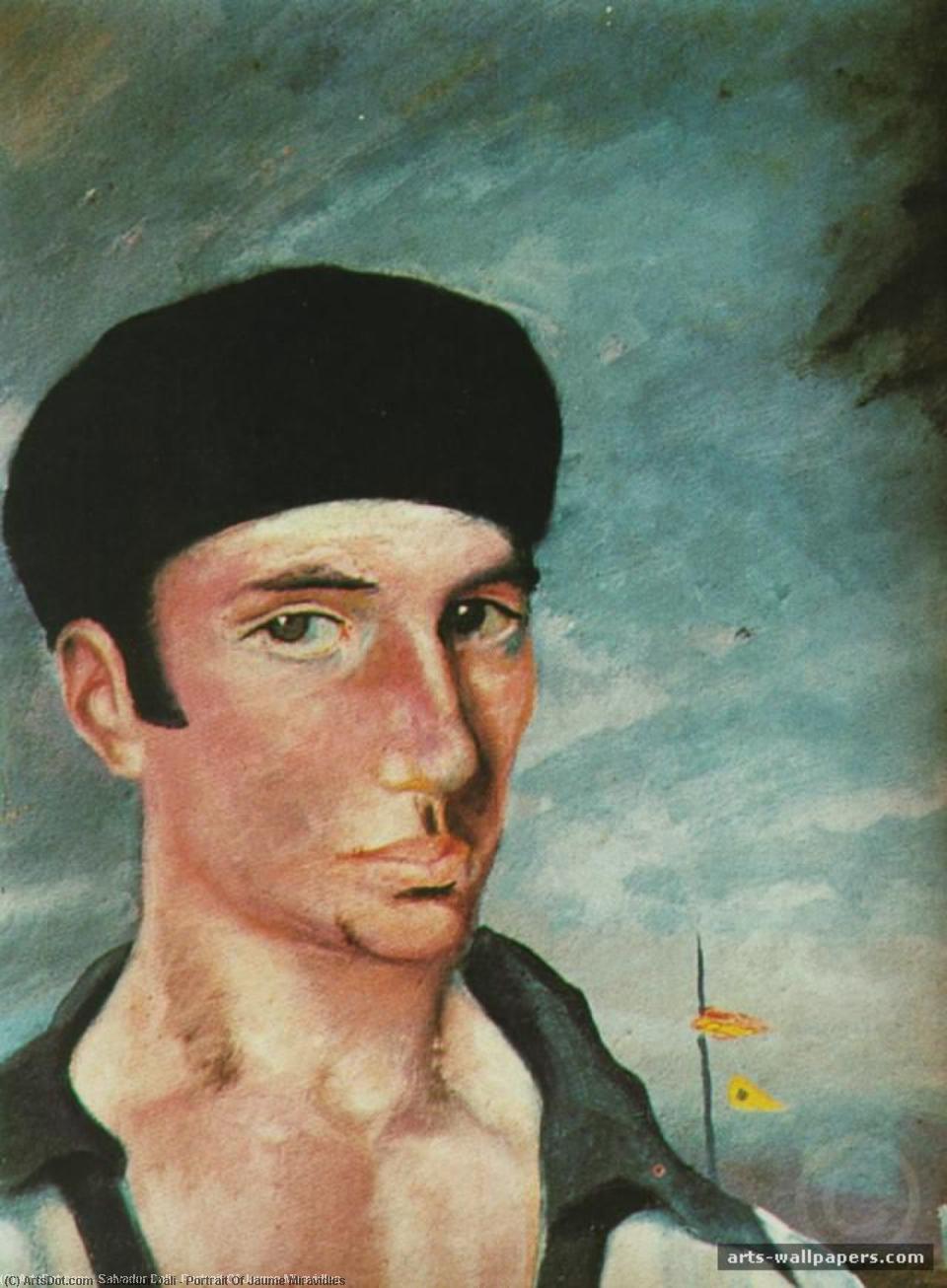 Wikoo.org - موسوعة الفنون الجميلة - اللوحة، العمل الفني Salvador Dali - Portrait Of Jaume Miravidles