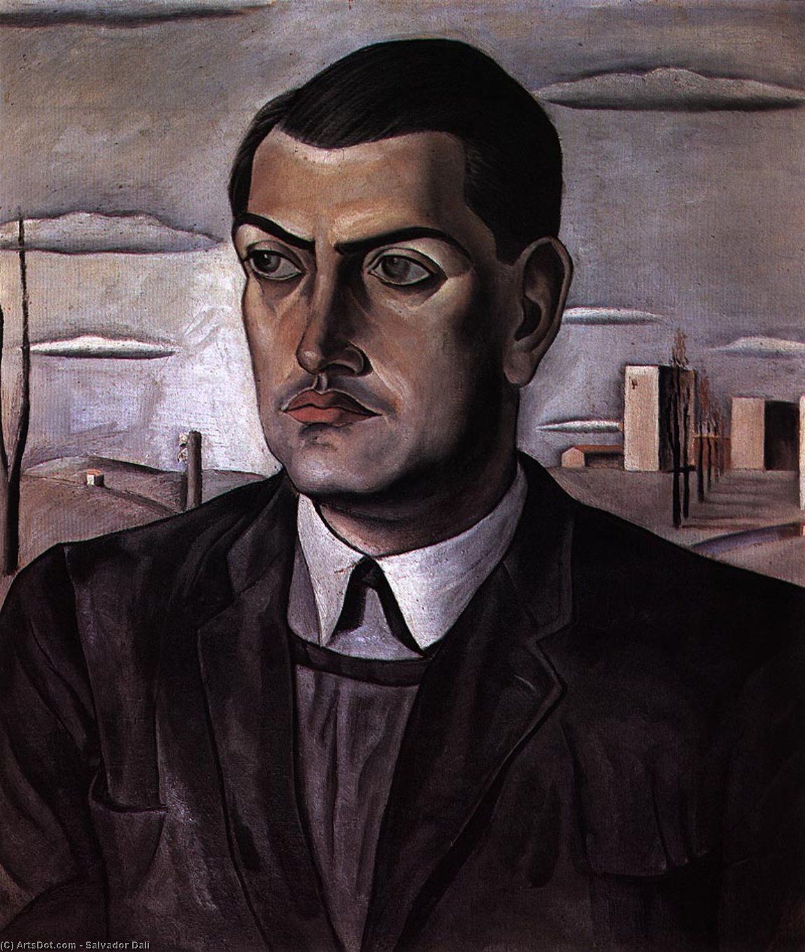 Wikioo.org - The Encyclopedia of Fine Arts - Painting, Artwork by Salvador Dali - Portrait of Luis Bunuel