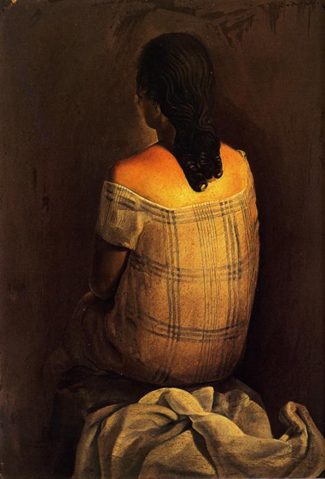 Wikioo.org - The Encyclopedia of Fine Arts - Painting, Artwork by Salvador Dali - Figure from the Back